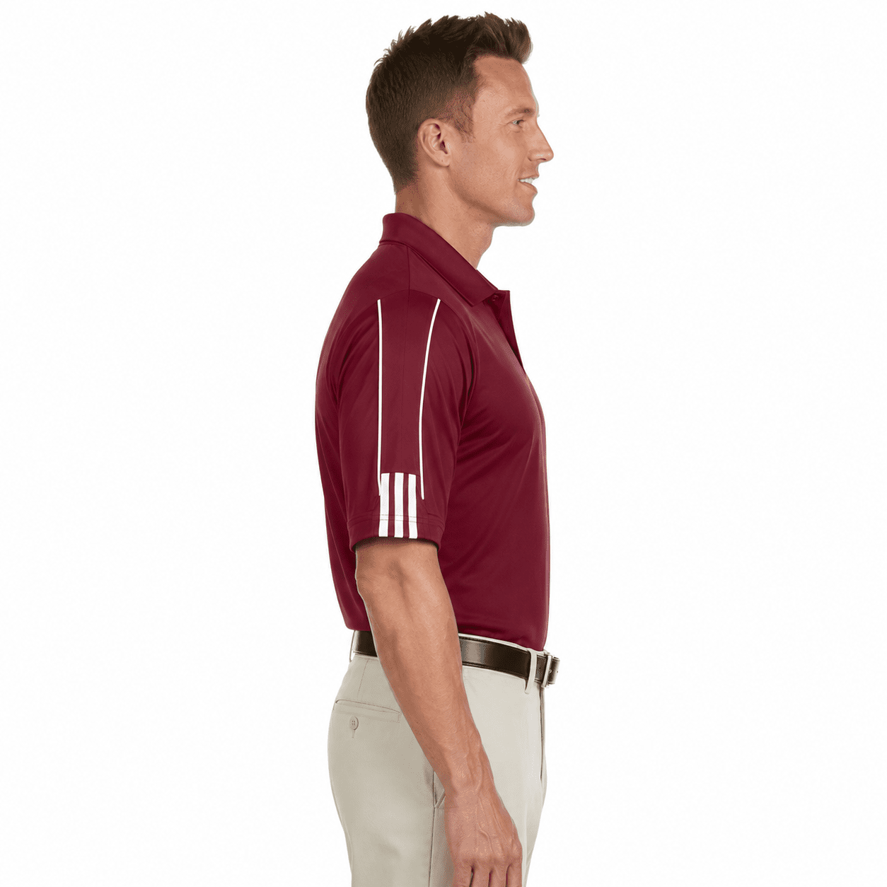 Adidas Men’s Stripe Golf Shirt - Image 2
