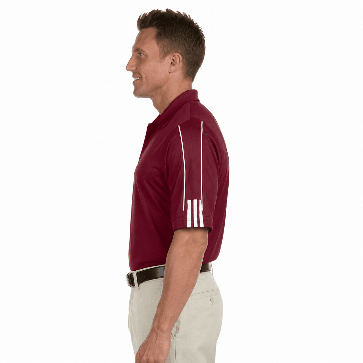 Adidas Men’s Stripe Golf Shirt - Image 3