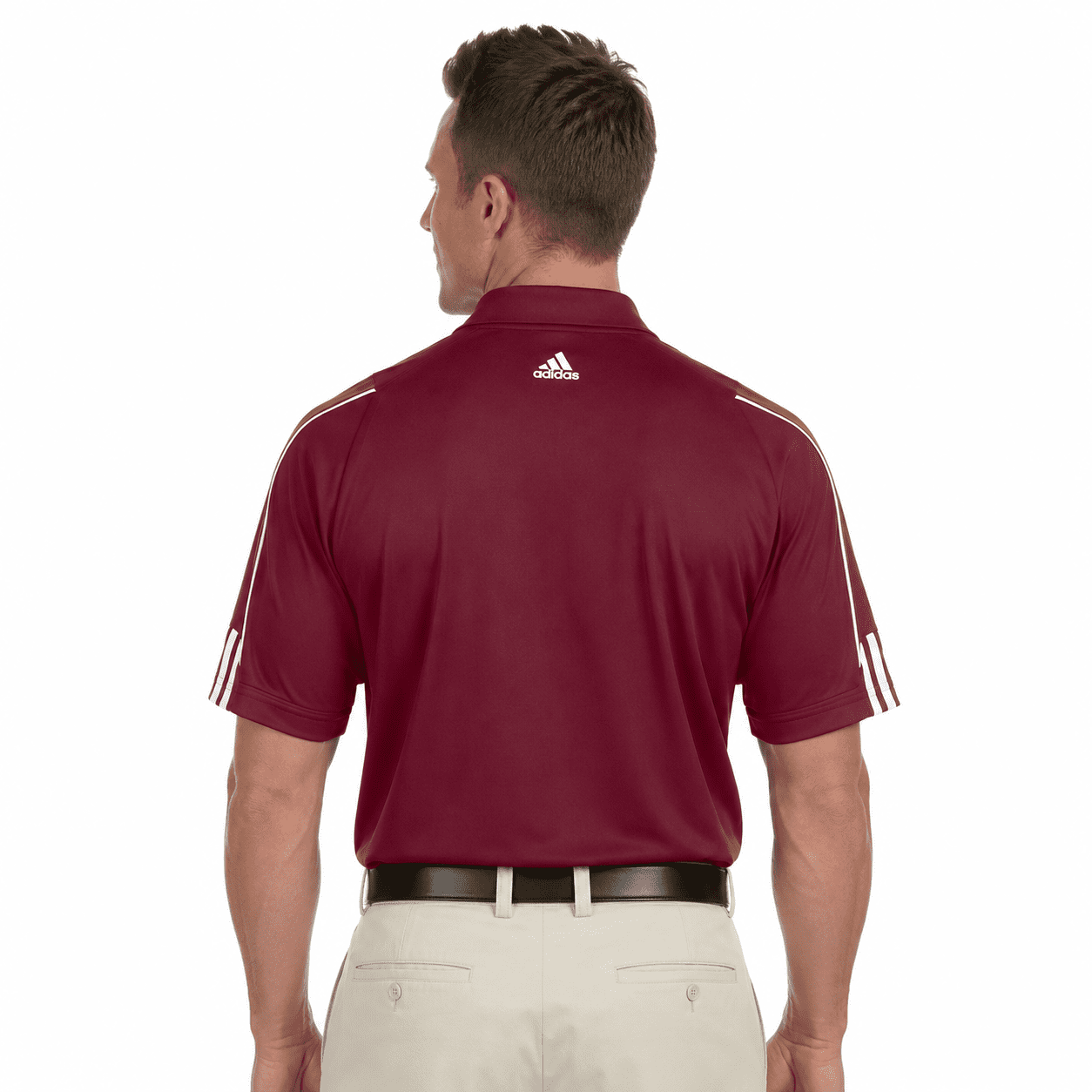 Adidas Men’s Stripe Golf Shirt - Image 4