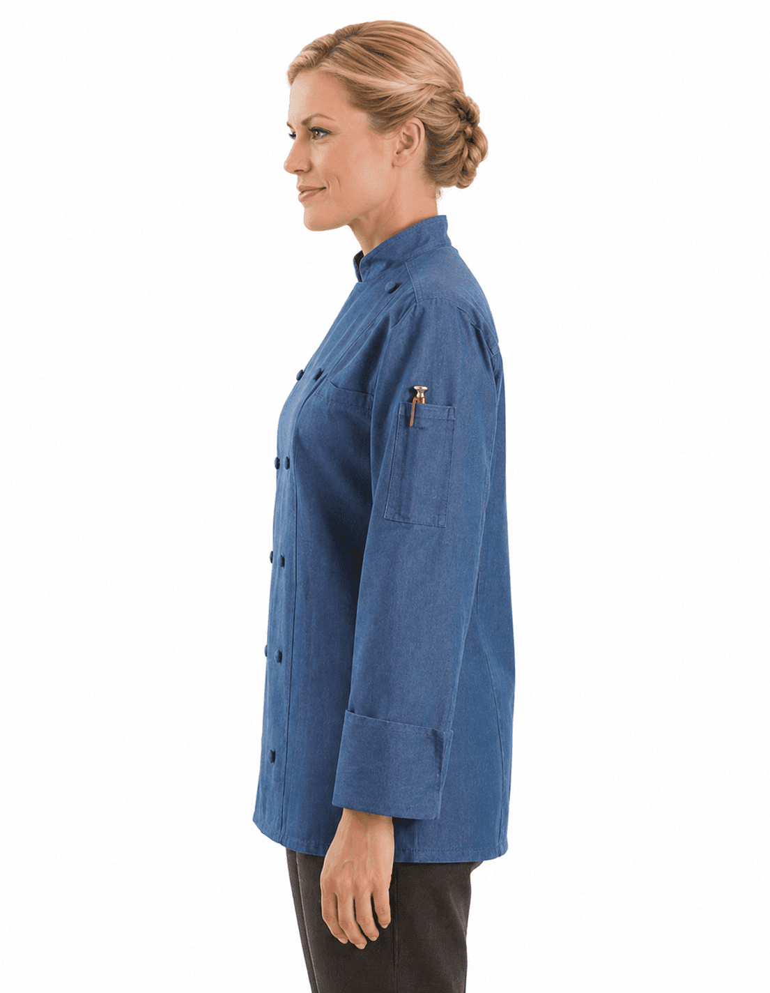 Chef Jacket Denim - Image 3