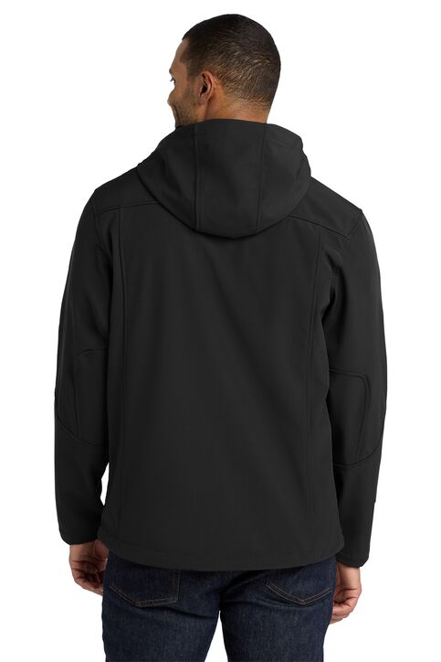 Textured Hooded Soft Shell Jacket - Image 4