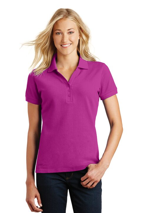 Eddie Bauer Ladies Cotton Pique Polo - Image 5
