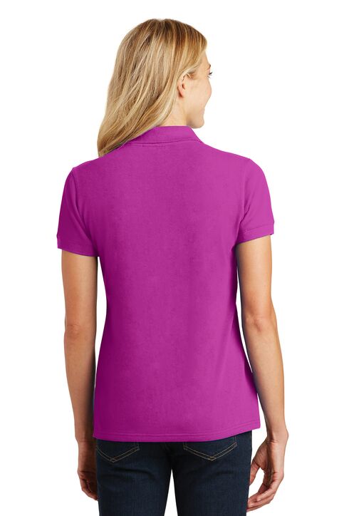 Eddie Bauer Ladies Cotton Pique Polo - Image 4