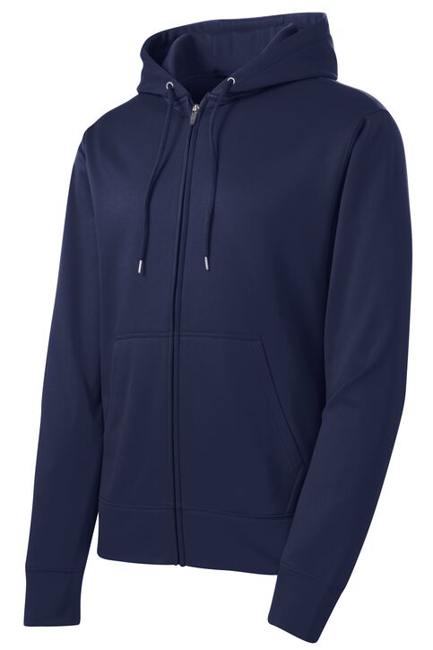 Sport-Tek Fleece Full-Zip Hooded Jacket - Image 2