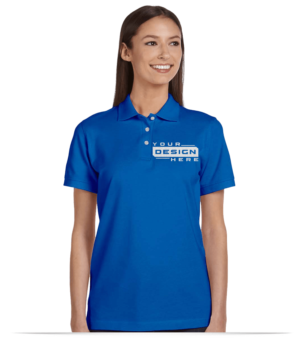 Design Ladies Polos with Custom Embroidered Logo