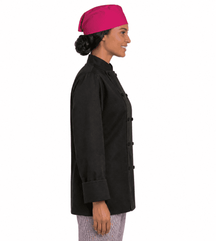 AllStar Logo Ladies Chef Jacket - Image 2