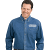 Custom Denim Shirts Embroidered with Logo
