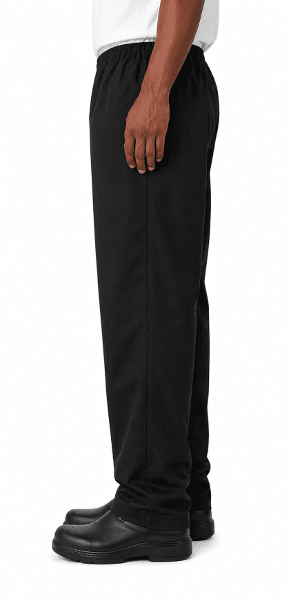 Baggy Chef Pant w/ 3" Elastic Waist Band - Image 3