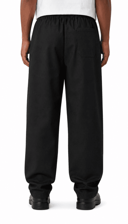 Baggy Chef Pant w/ 3" Elastic Waist Band - Image 2