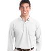 Personalized Long Sleeve Polo Shirt with Pocket
