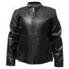 Personalized Logo Ladies Leather Jacket