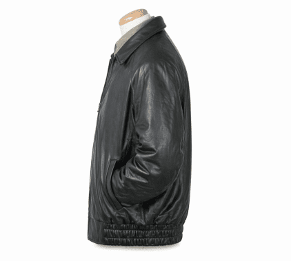 Men's Lamb Skin Leather Jacket - Image 3
