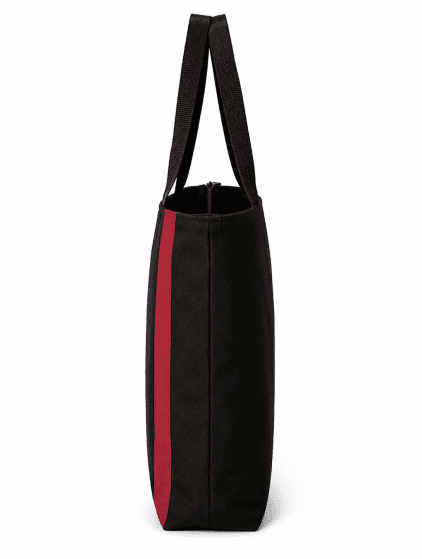 Printed Stripe Tote Bag - Image 2