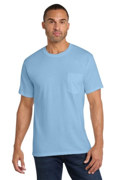 Hanes Cotton T-Shirt with Pocket - Image 5