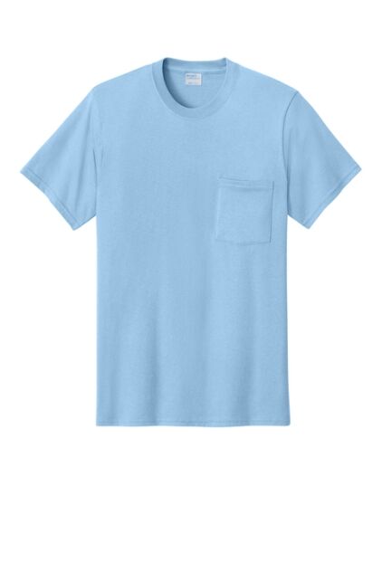 Hanes Cotton T-Shirt with Pocket - Image 2