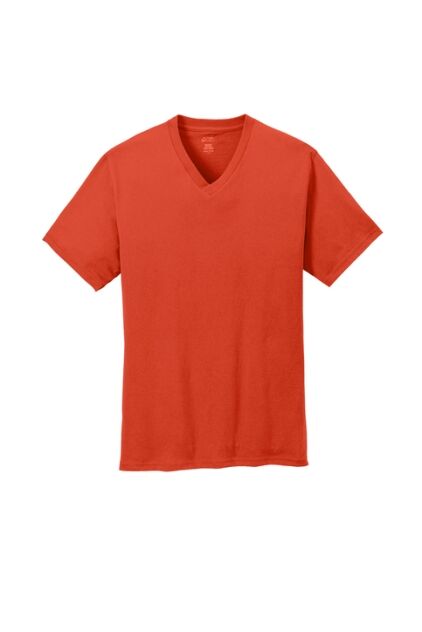 Port and Company 5.4-oz 100% Cotton V-Neck Tee - Image 2