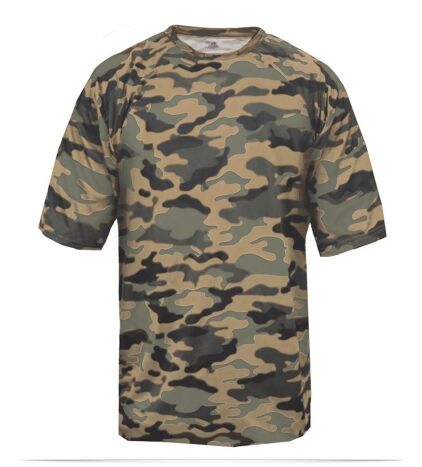 Custom Badger Sport Adult Camo Tee