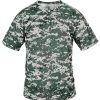 Custom Badger Sport Two-Button Camo Jersey