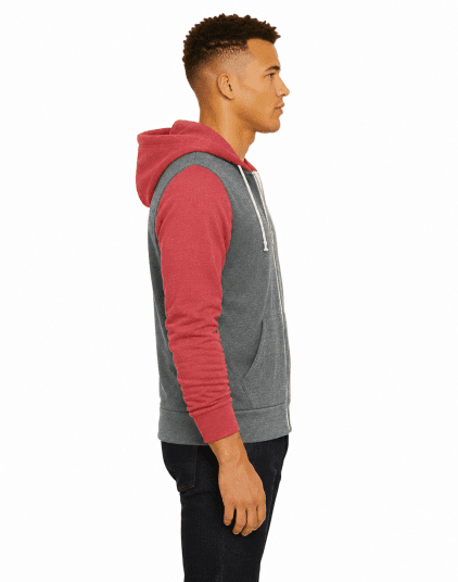 Alternative Colorblock Rocky Eco-Fleece Zip Hoodie - Image 2