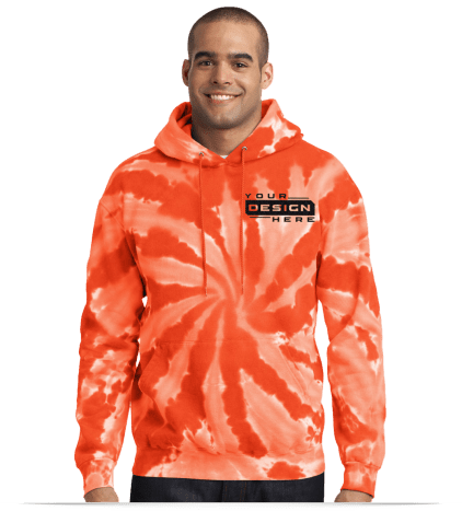 Custom and Embroidered Tie-Dye Sweatshirts for Men