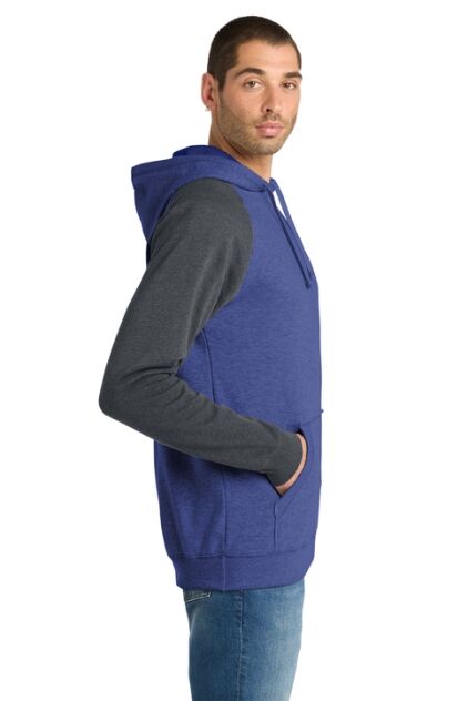 Customize District Lightweight Fleece Raglan Hoodie - Image 3