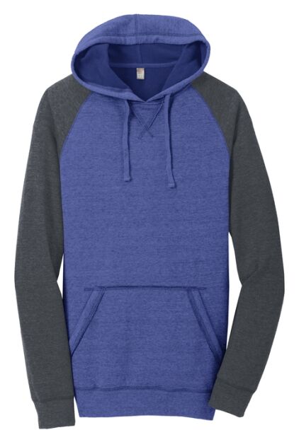 Customize District Lightweight Fleece Raglan Hoodie - Image 2
