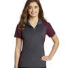 Personalized Sport-Tek Ladies Colorblock Micropique Polo