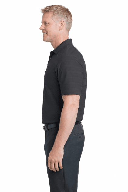 Port Authority Horizontal Texture Polo - Image 2
