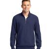 Custom Logo on Sport-Tek Heavyweight 1/4-Zip Pullover Sweatshirt