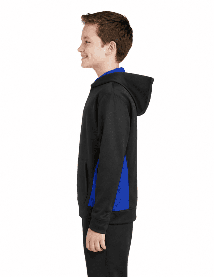 Sport-Tek Youth Colorblock Hooded Pullover - Image 3