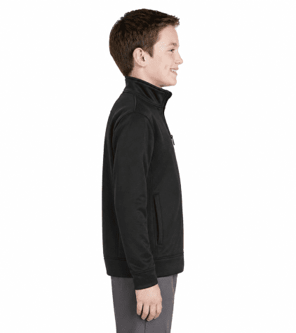 Sport-Tek Youth Sport-Wick Fleece Full-Zip Jacket - Image 2