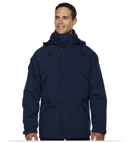 North End Men’s 3-in-1 Parka with Dobby Trim