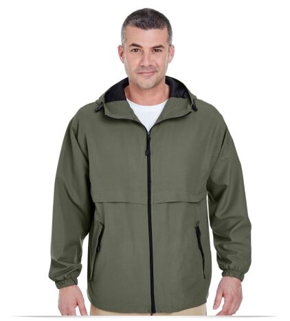 Ultra Club Microfiber Full-Zip Hooded Jacket