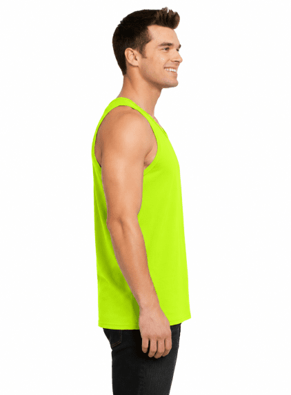 District Young Men's Cotton Ringer Tank - Image 3