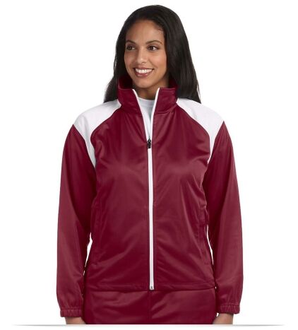 Harriton Ladies Tricot Track Jacket