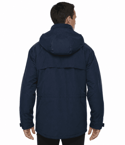 North End Men's 3-in-1 Parka with Dobby Trim - Image 4