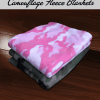 Custom Camouflage Fleece Blankets