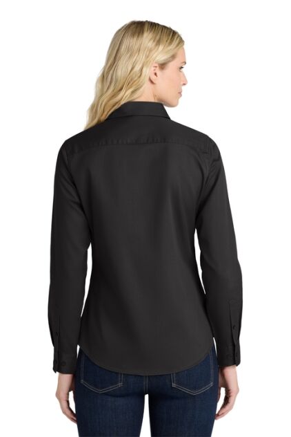 Women's Long Sleeve Easy Care Twill Shirt - Image 4