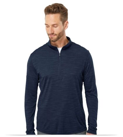 Lightweight Mélange Quarter-Zip Pullover