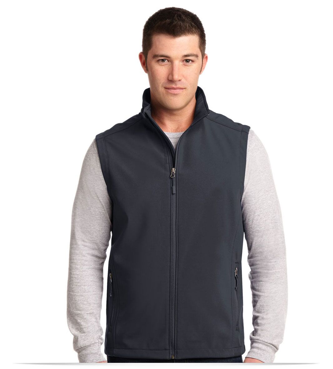 Custom Logo on Port Authority Core Soft Shell Vest