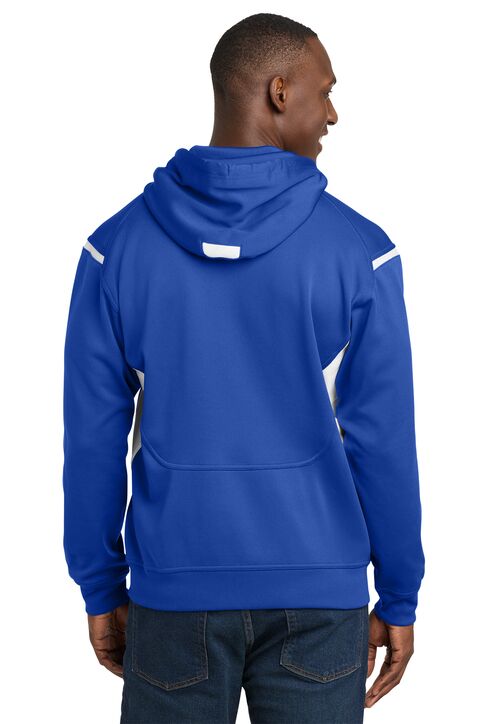 Sport-Tek Tech Fleece Colorblock Hoodie - Image 4