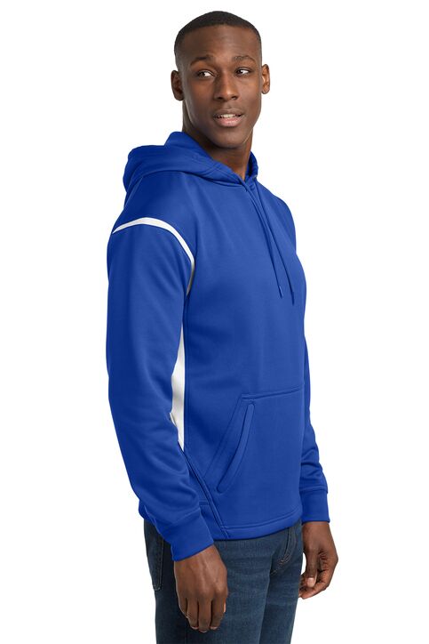 Sport-Tek Tech Fleece Colorblock Hoodie - Image 3