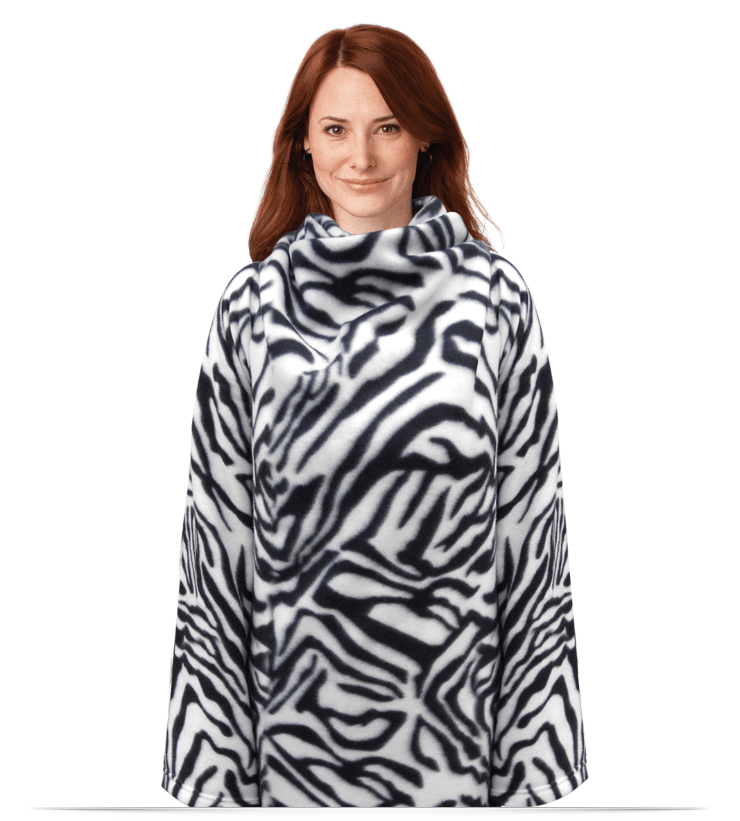 Custom Animal Print Blanket with Sleeves