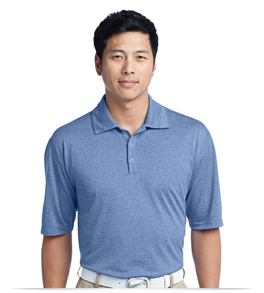 Personalized Logo Nike Golf Dri-FIT Heather Polo