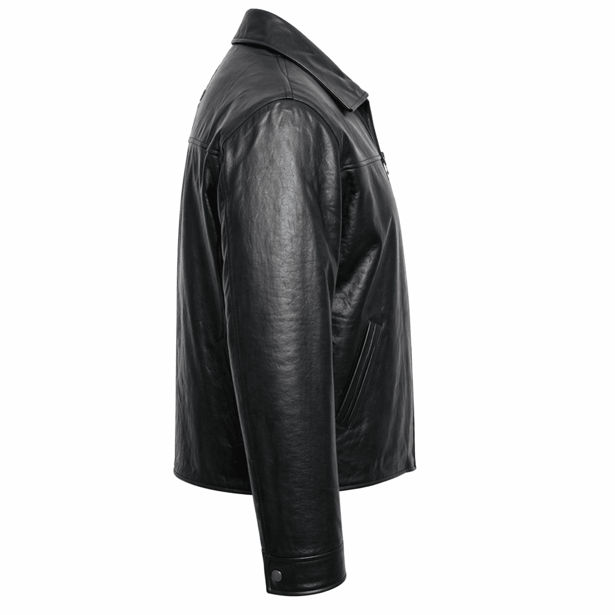 AllStar Logo Leather Jacket - Image 3