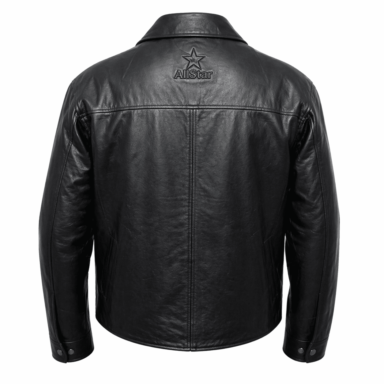 AllStar Logo Leather Jacket - Image 4