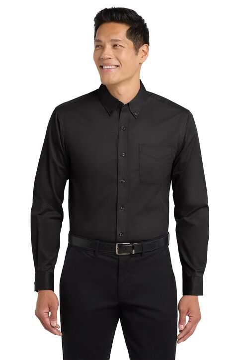AllStar Logo Long Sleeve Twill Shirt - Image 5