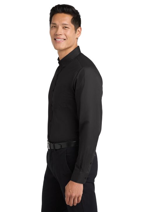 AllStar Logo Long Sleeve Twill Shirt - Image 3