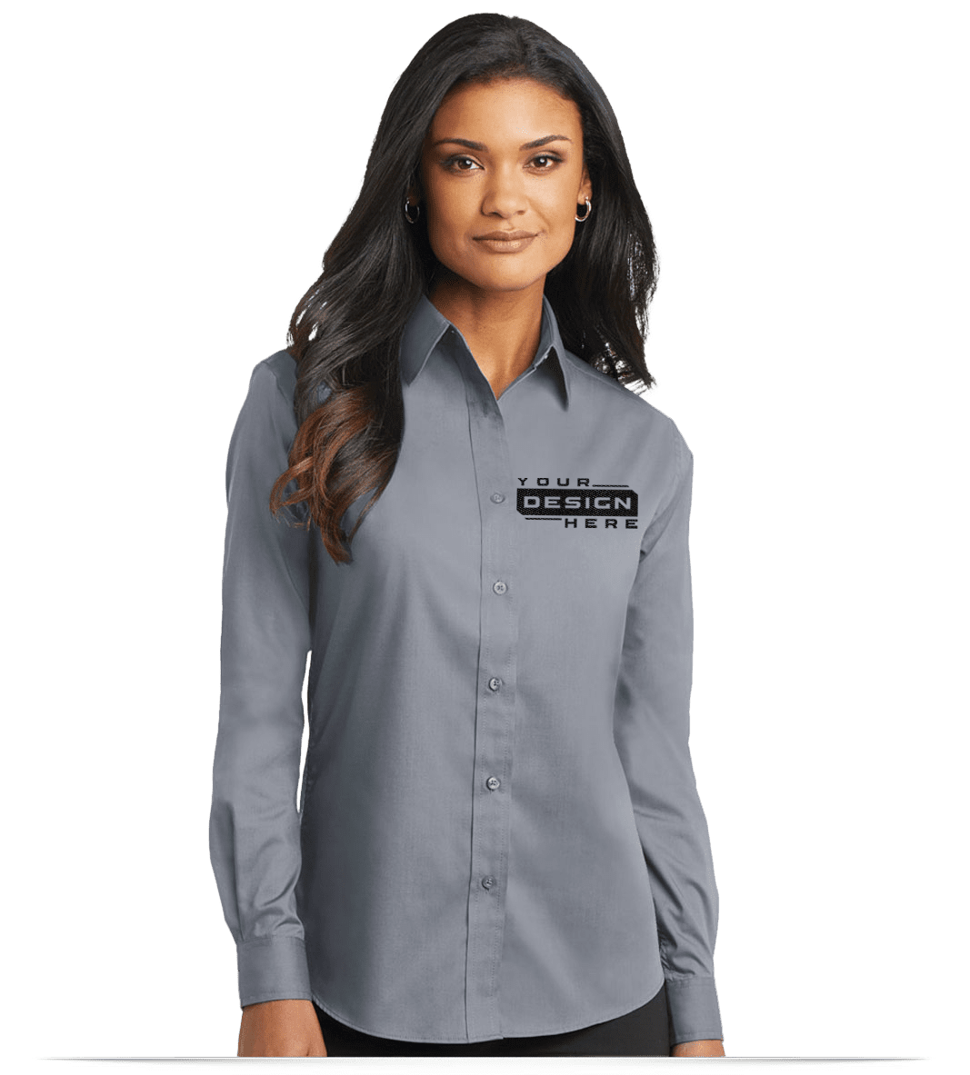 custom design dress shirts Custom Dress Shirt  White | 75% Polyester/25% Cotton