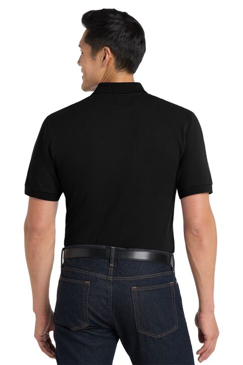 Pique Knit Pocket Polo Shirt - Image 4